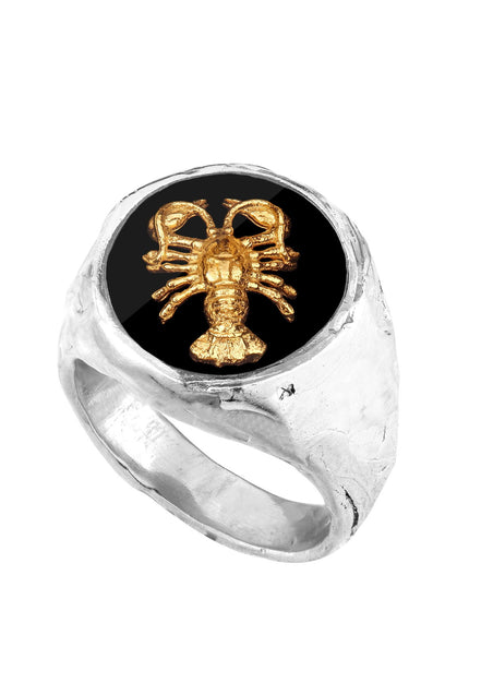 Srebrny sygnet z Twoim znakiem zodiaku No.2