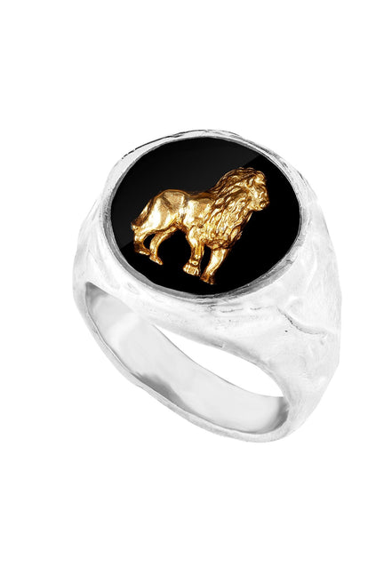 Srebrny sygnet z Twoim znakiem zodiaku No.2