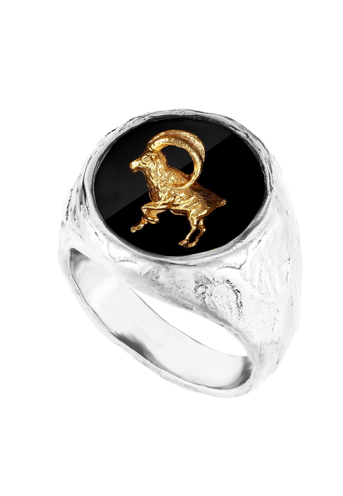 Srebrny sygnet z Twoim znakiem zodiaku No.2