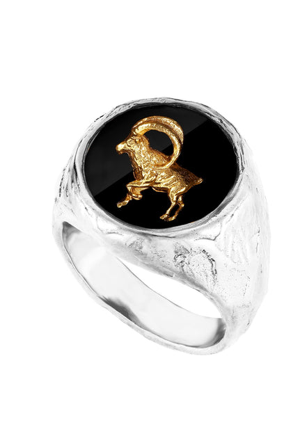 Srebrny sygnet z Twoim znakiem zodiaku No.2
