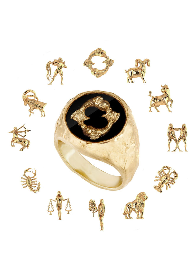 Sygnet z Twoim znakiem zodiaku No.1