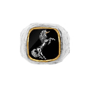 Silver ring UNICORN No.2
