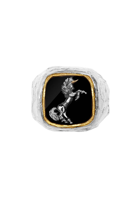 Silver ring UNICORN No.2