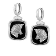 Earrings WOLF portrait No.2