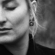 Earrings WOLF portrait No.2