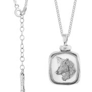 WOLF portrait necklace. No.2