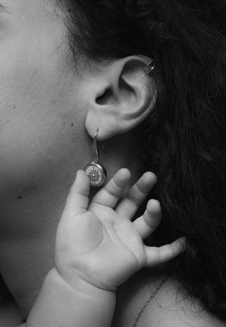 Silver small ear cuff No.2