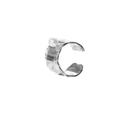 Silver ear cuff with pearl No.2