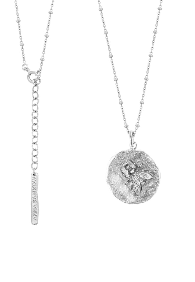 Silver necklace MUCHA locket No.2