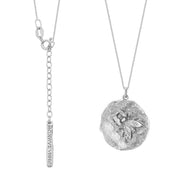 Silver necklace MUCHA locket No.2