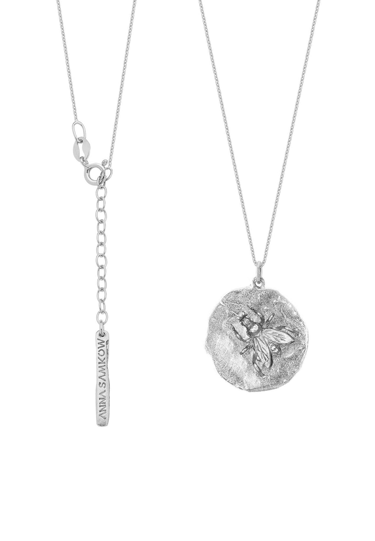 Silver necklace MUCHA locket No.2