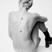 Silver necklace SNAKE No.2