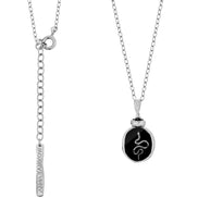 Silver necklace SNAKE No.2