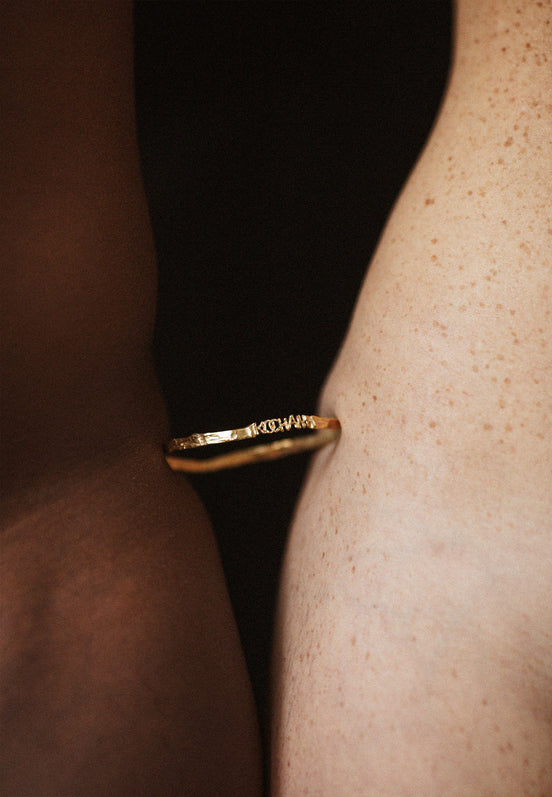 Srebrna bransoletka  KOCHAM No.1