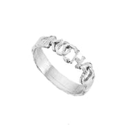 Silver ring LOVE No. 2