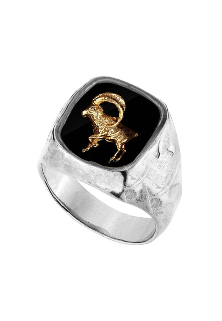 Srebrny sygnet z Twoim znakiem zodiaku No.2