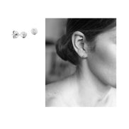 Diamond stud earrings No6 White gold 585