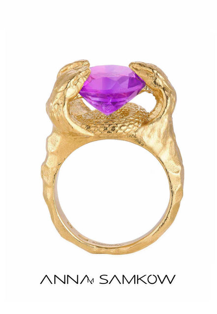 Silver ring Snake, symbol of rebirth and healing