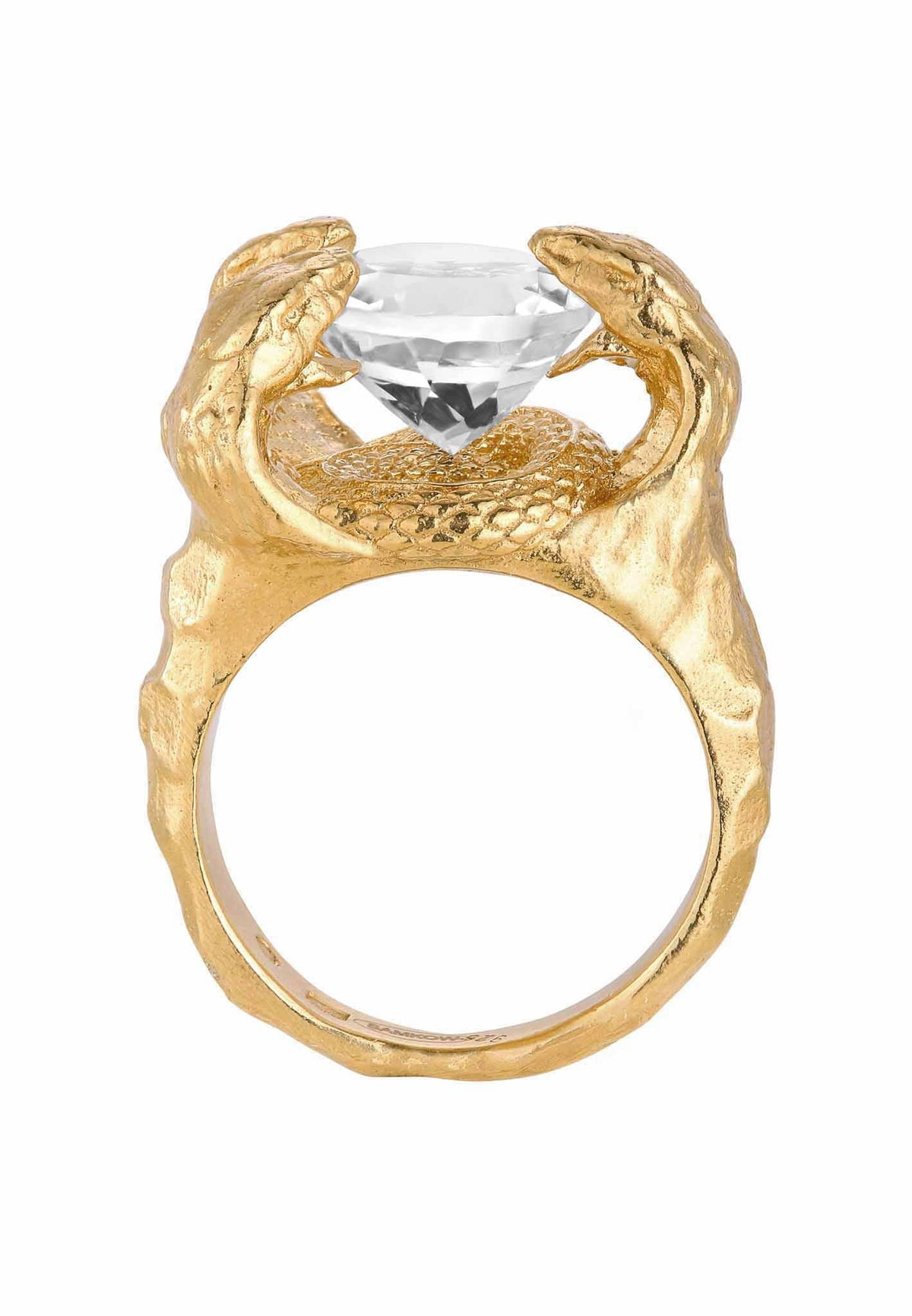 Silver ring Snake, symbol of rebirth and healing