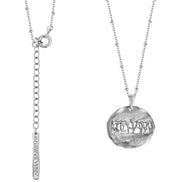 Silver necklace locket I LOVE YOU