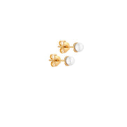 Silver gold-plated earrings MW 9