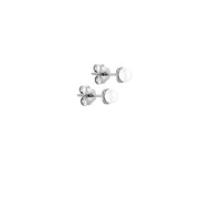Silver gold-plated earrings MW 9
