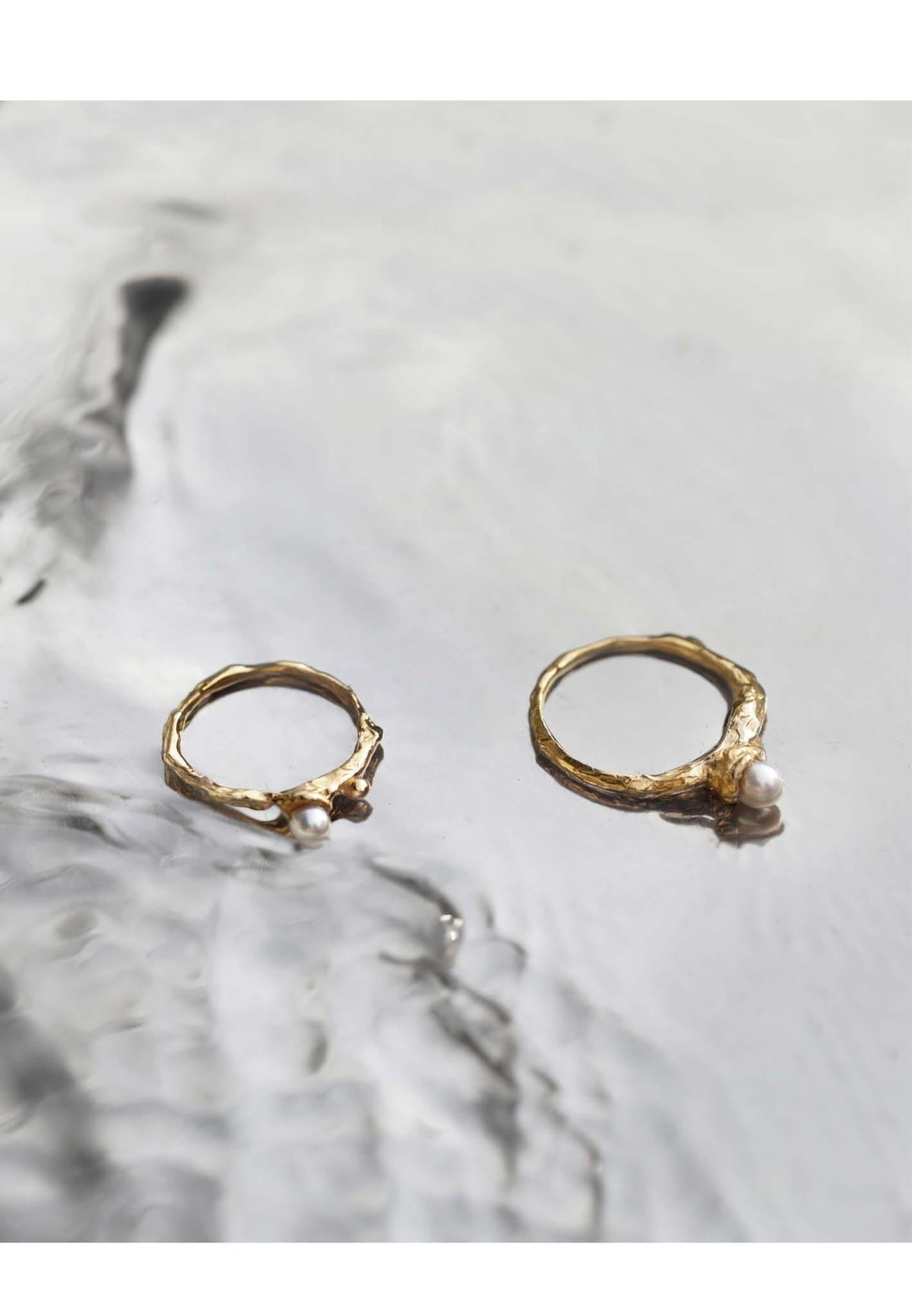 Silver ring, gold plated MW 3
