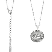 Silver necklace locket I LOVE YOU