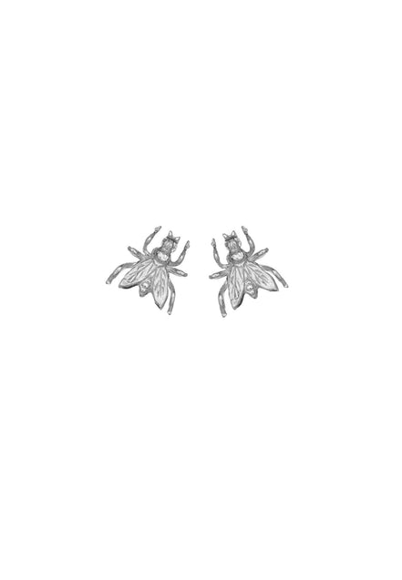 Silver earrings MUCHA studs No.1