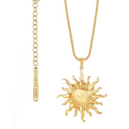 Silver necklace GOLDEN SUN