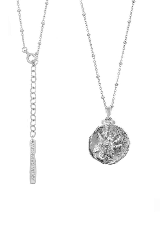 Silver Necklace Medal BEE No. 2