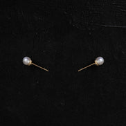 Silver gold-plated earrings MW 9