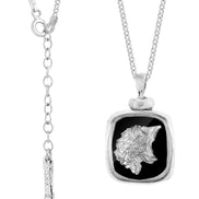 WOLF portrait necklace. No.2