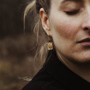 Kolczyki Wilk portret No.1