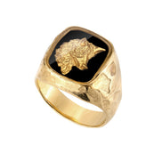 Wolf portrait signet No.1