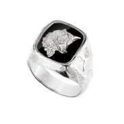 Signet ring WOLF portrait No.2