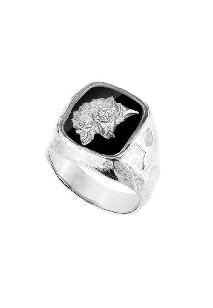 Signet ring WOLF portrait No.2