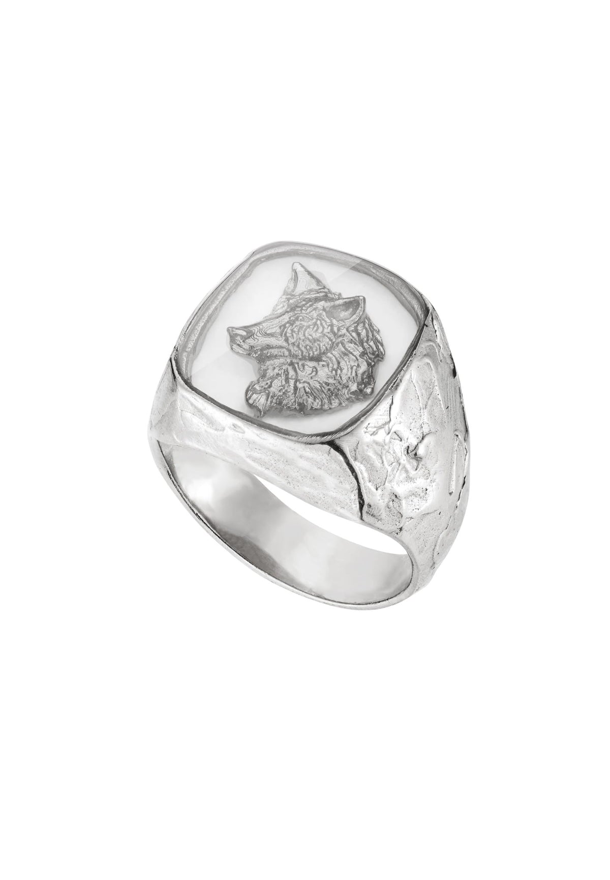 Signet ring WOLF portrait No.2