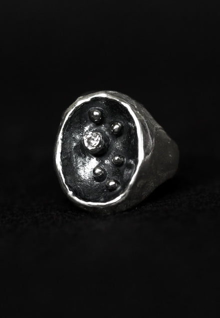 Srebrny sygnet No.1 Rybia łuska (Kopia)