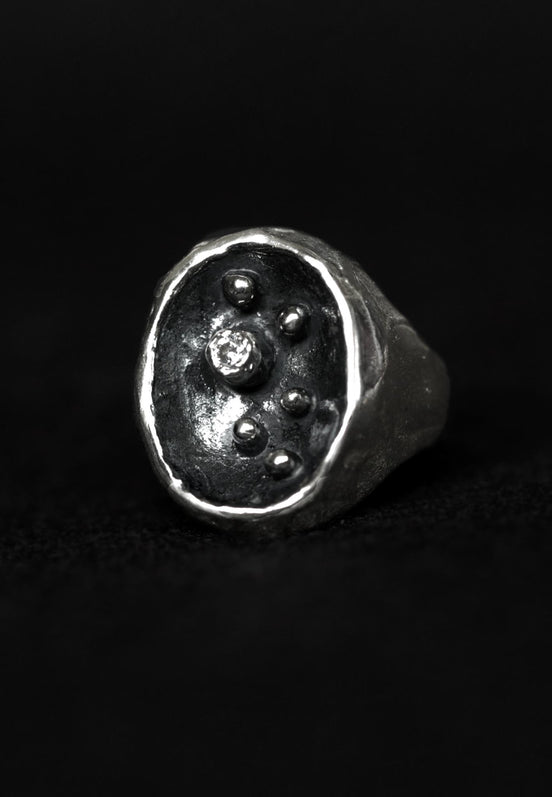 Srebrny sygnet No.1 Rybia łuska (Kopia)