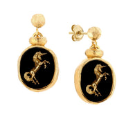 Unicorn oval/dangle earrings No.1