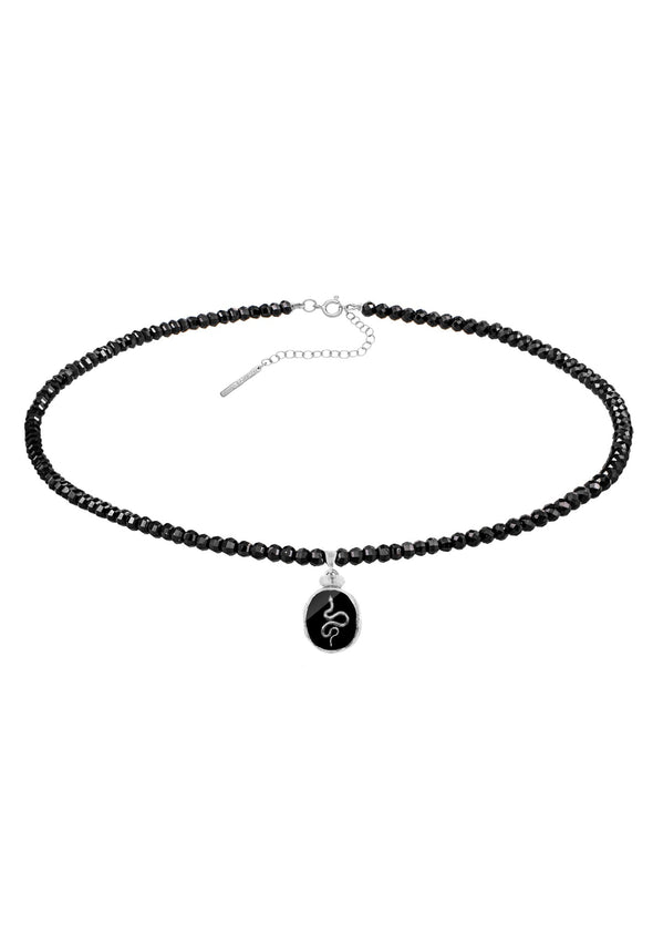 SNAKE onyx Necklace No.2