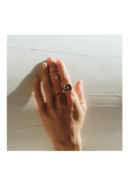 Signet Ring WIND ROSE No.1