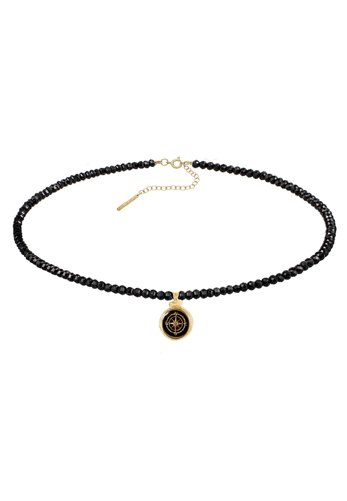 Necklace COMPASS ROSE onyx No.1