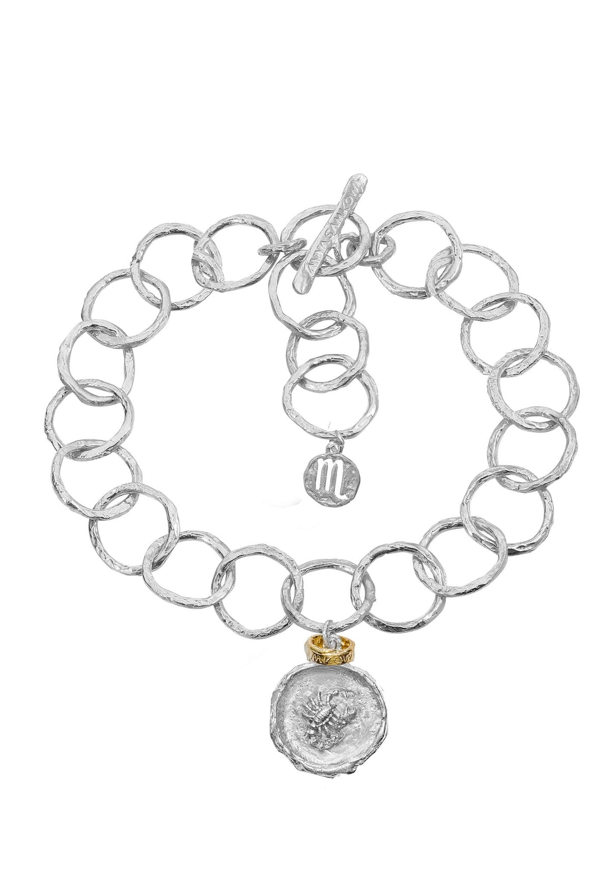 Silver bracelet SCORPION No.1