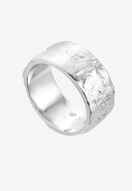 Silver signet ring No1 FISH spiritual compass