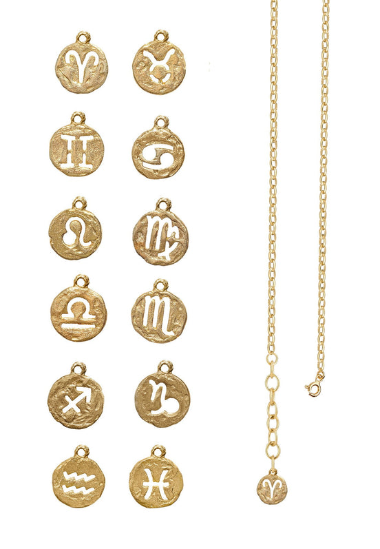 Ankle bracelet with your zodiac sign No.1