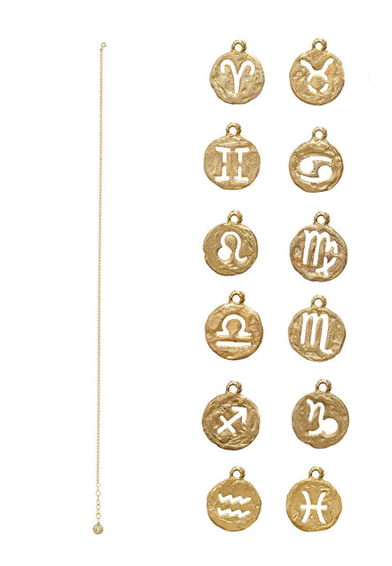Bransoletka na kostkę z Twoim znakiem zodiaku No.1
