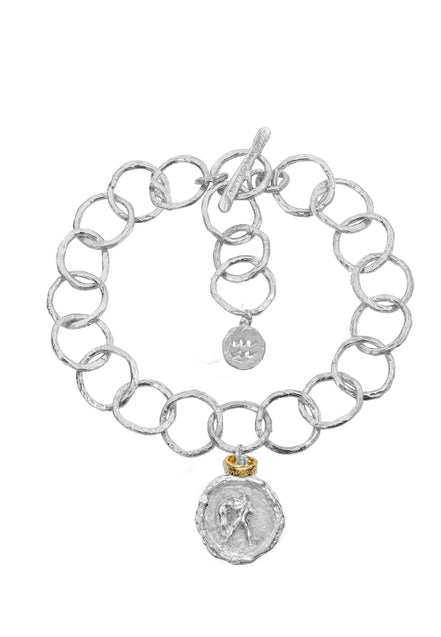 Srebrna bransoletka z Twoim znakiem zodiaku No.1