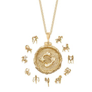 Naszyjnik medalion z Twoim znakiem zodiaku No.1